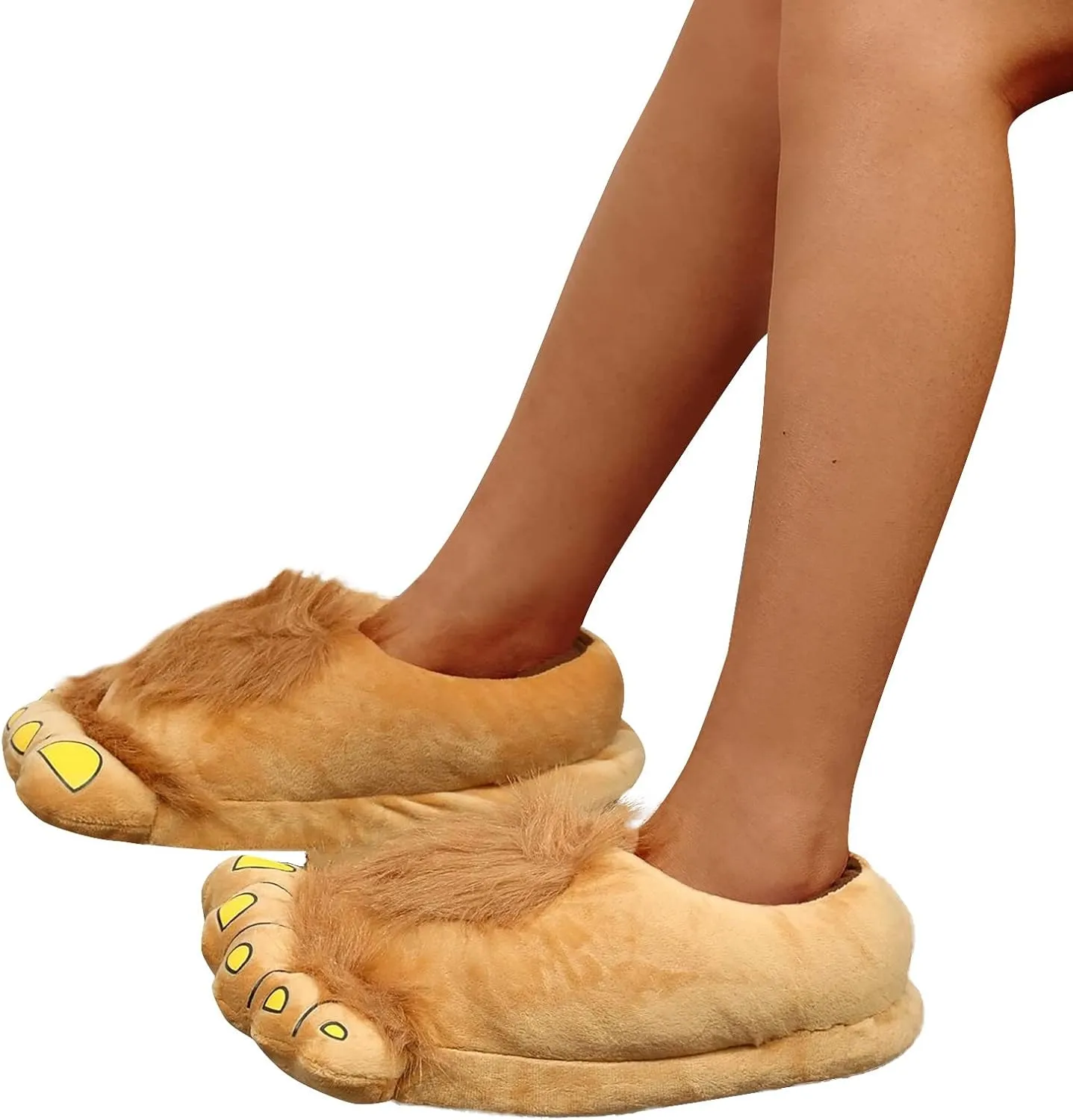 Memory Foam Slippers for Women, Cute Animal Cotton Flip Flop Cozy Memory Foam Slip-On Indoor House Shoes