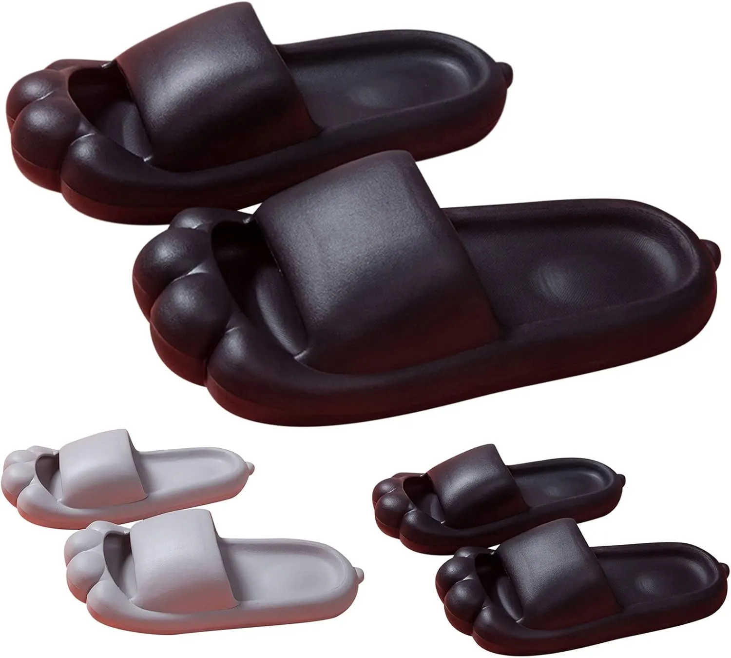 Men Slippers Fashion Cute Cat Indoor and Outdoor Comfortable Flat Non Slip Soft Sole Slippers for Men
