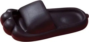 Men Slippers Fashion Cute Cat Indoor and Outdoor Comfortable Flat Non Slip Soft Sole Slippers for Men