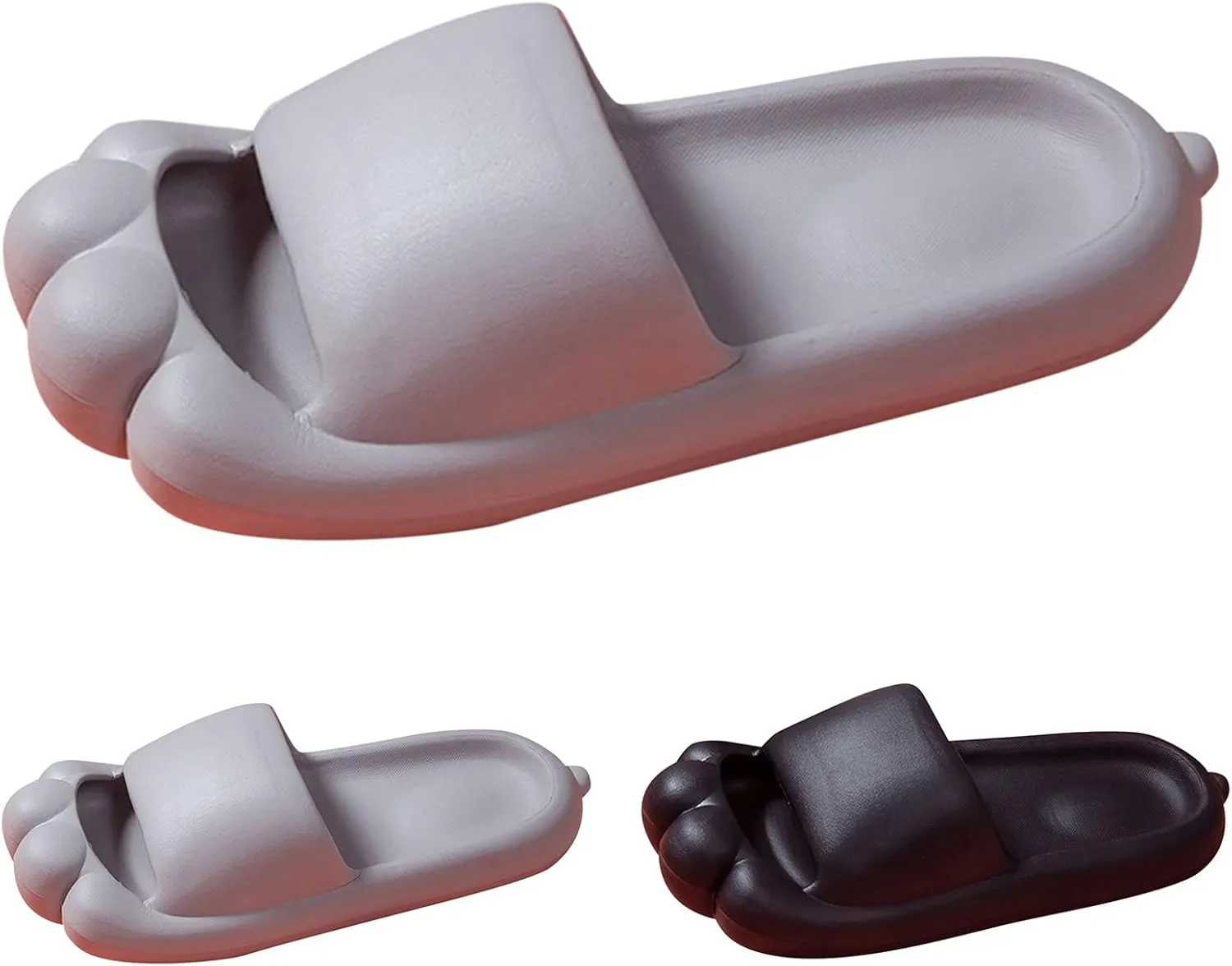 Men Slippers Fashion Cute Cat Indoor and Outdoor Comfortable Flat Non Slip Soft Sole Slippers for Men