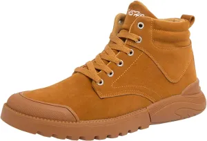 Men Work Boots Waterproof Hiking Sneakers Shoes Warm Fur Lined Workout Shoes for Women Non Slip Wide Outdoor Shoes Slip on Loafers Hike Grounded Footwear