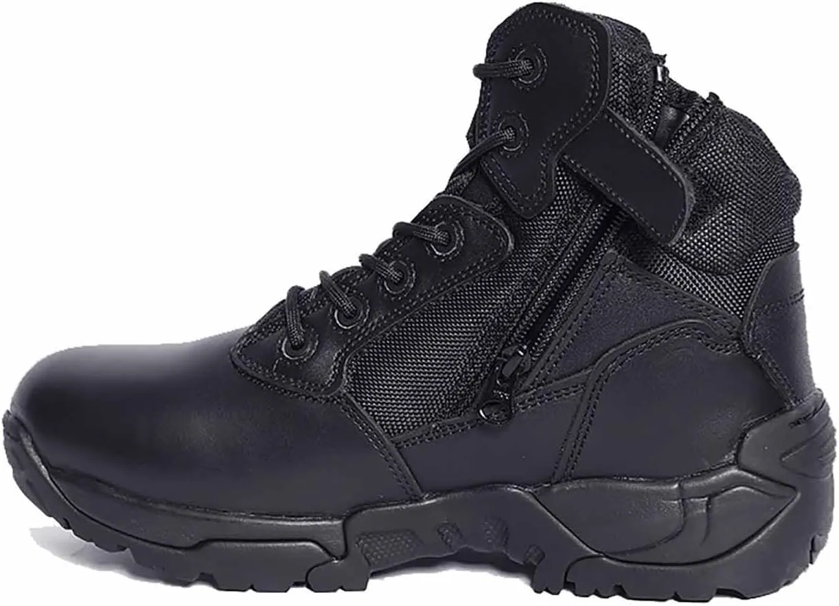 Men's Military Tactical Boots, Lightweight work boots for men breathable jungle Desert Combat Boots Men's Waterproof Hiking Work Boots