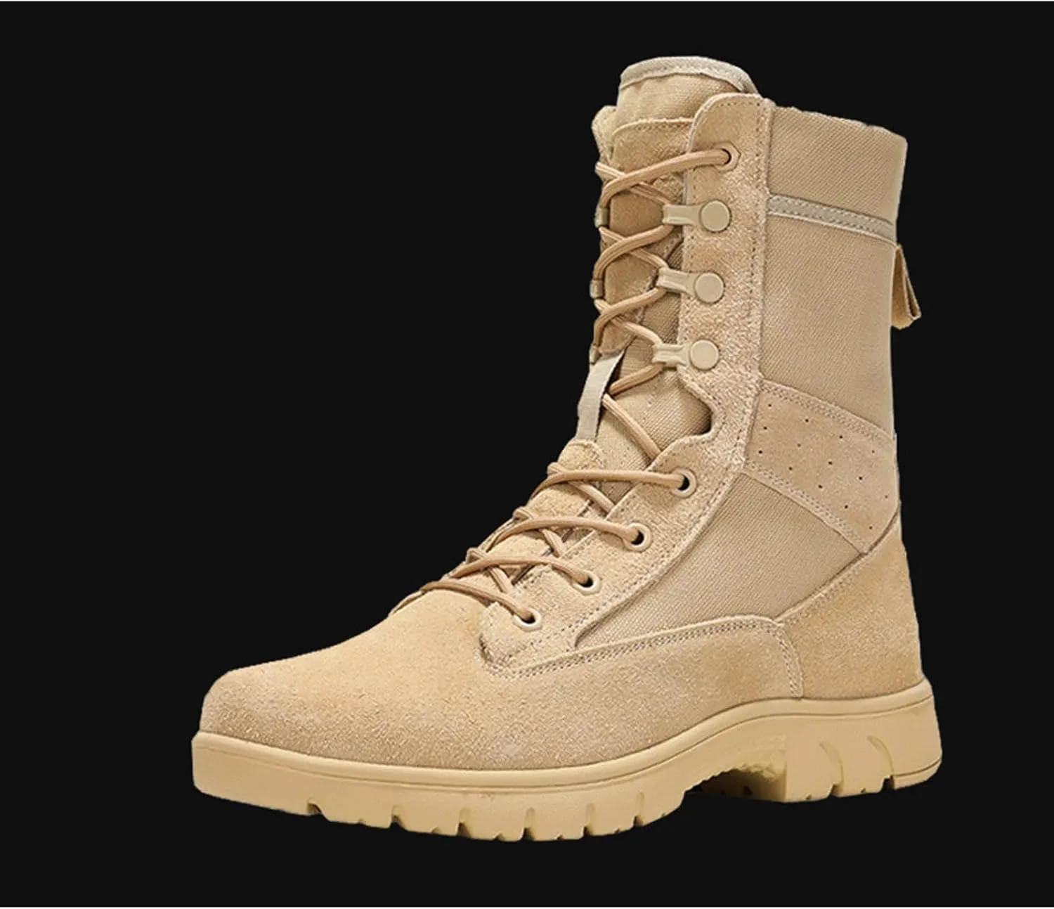 Men's Military Tactical Boots Men Lightweight Combat Boots Durable Motorcycle Work Boots Desert Boots