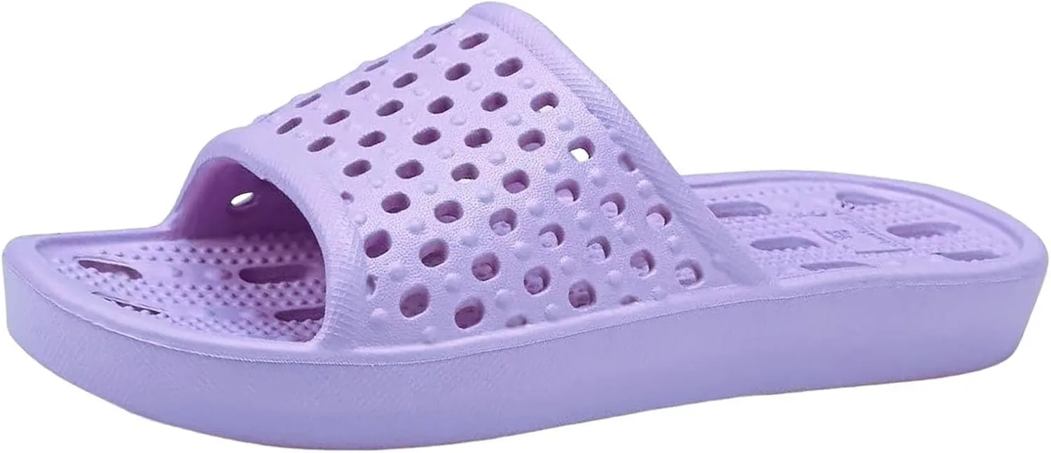Mens Shower Shoes Slides for Women Cloud Slippers for Men Shower Shoes Women Soft Sole Indoor Dorms Slippers
