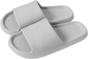 Mens Shower Shoes Womens Slides Cloud Slippers for Men Shower Shoes Women Indoor Soft Sole Open Toe Slippers