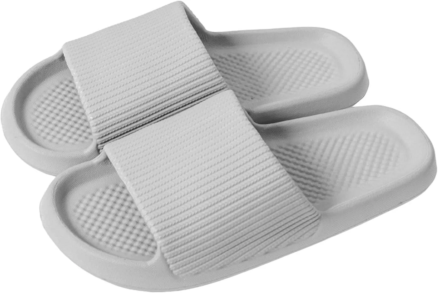 Mens Shower Shoes Womens Slides Cloud Slippers for Men Shower Shoes Women Indoor Soft Sole Open Toe Slippers