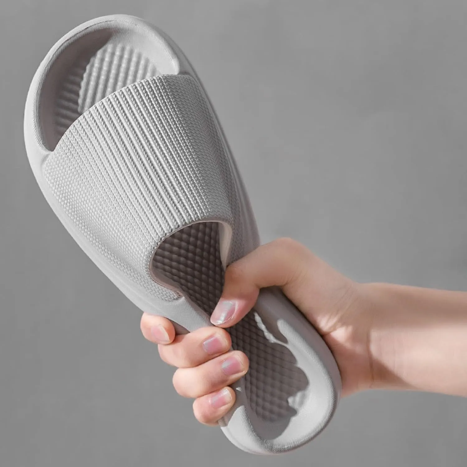 Mens Shower Shoes Womens Slides Cloud Slippers for Men Shower Shoes Women Indoor Soft Sole Open Toe Slippers