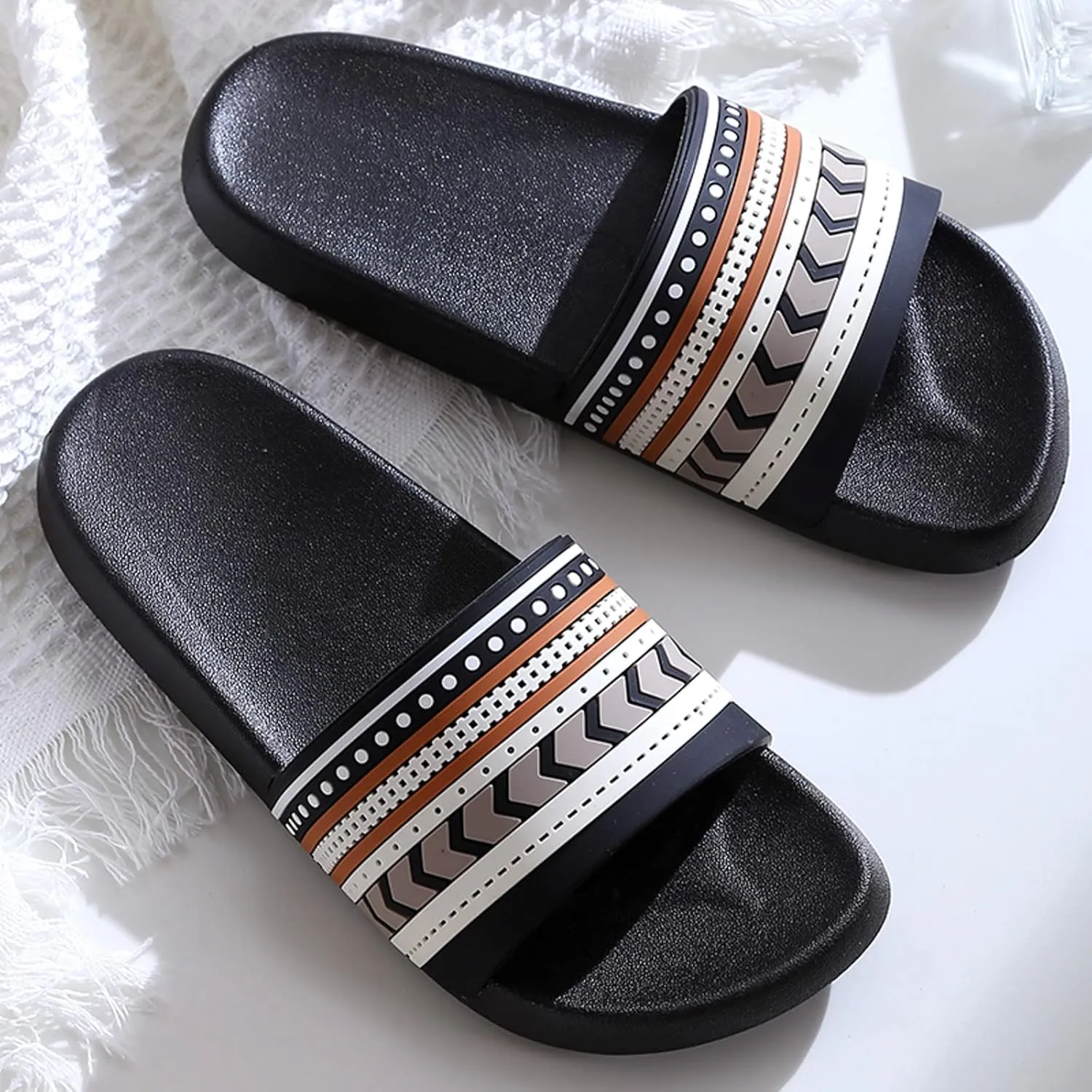 Mens Slippers Shower Shoes Women Cloud Slippers for Men Slides for Women Travel Open Toe Soft Sole