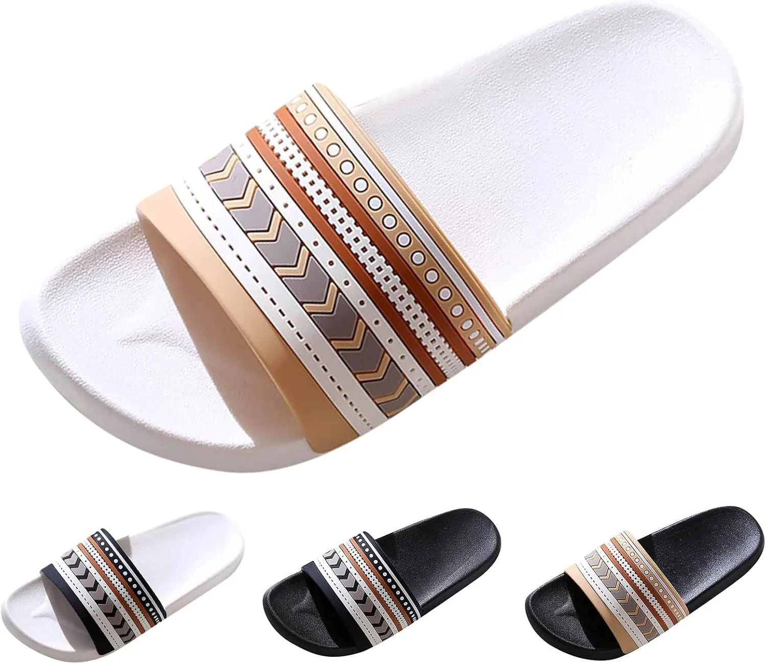 Mens Slippers Shower Shoes Women Cloud Slippers for Men Slides for Women Travel Open Toe Soft Sole