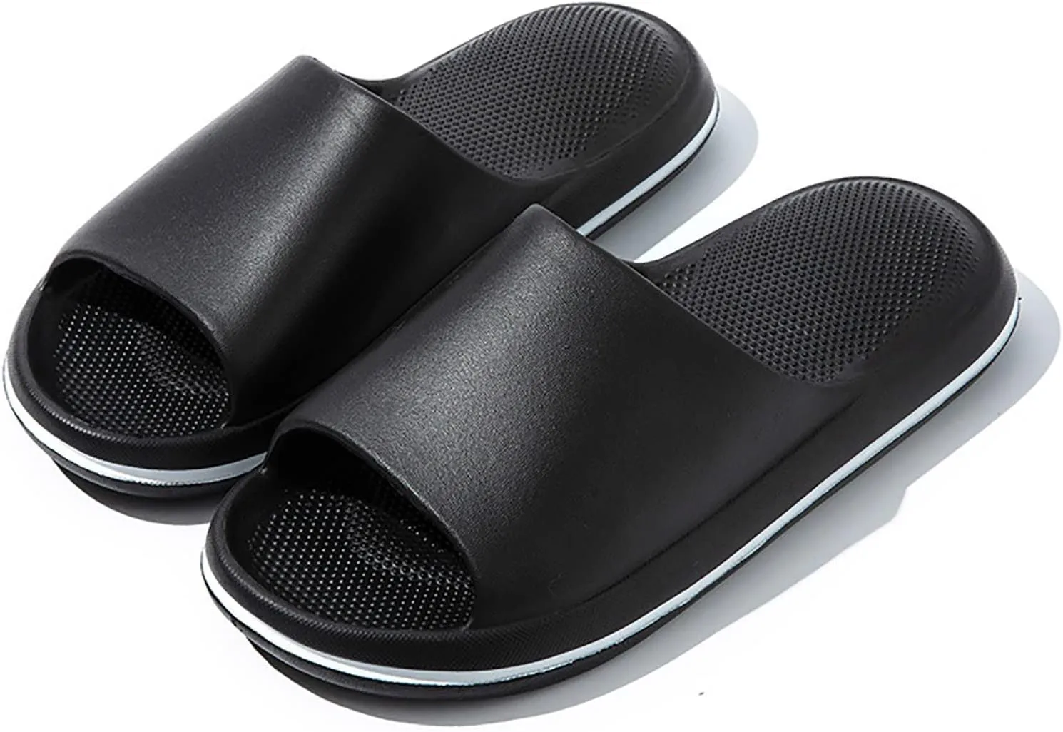 Mens Slippers Slides for Women Bathroom Slippers Men Shower Shoes Women Soft Sole Dorms Living Room