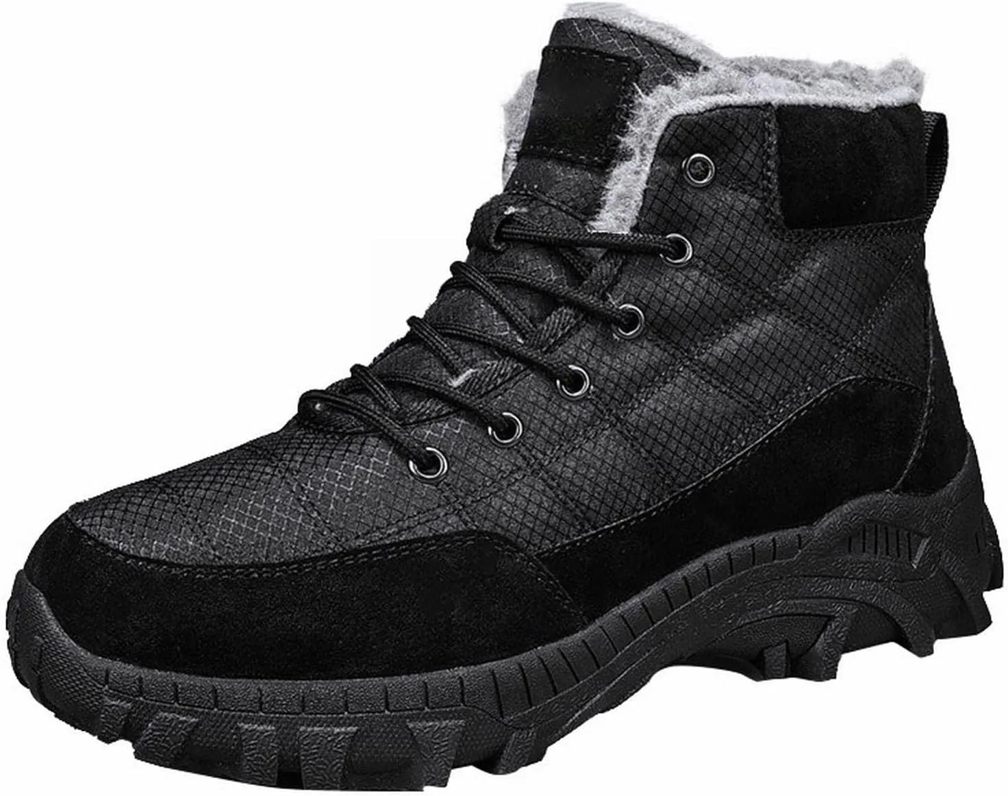Mens Work Boots Composite Hiking Sneakers Shoes with Hook Loop Women's Workout Shoes Non Steel Toe Platform Shoes Composite Toe Botas Hike Grounded Footwear
