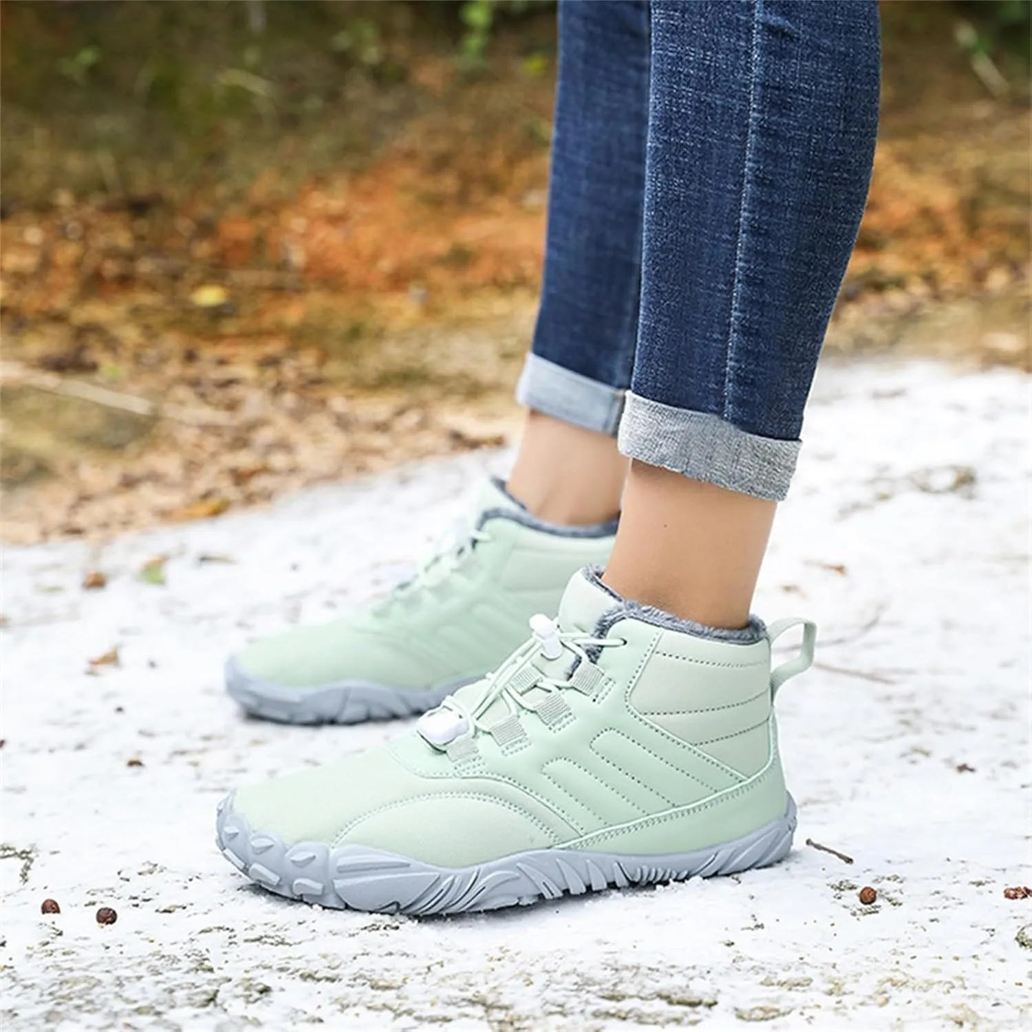 Men's Work Boots Non Steel Toe Hiking Sneakers Boot with Comfort Safety Toe Shoes for Women Nonslip Slip On Platform Shoes Lightweight Comfortable Hike Grounded Footwear