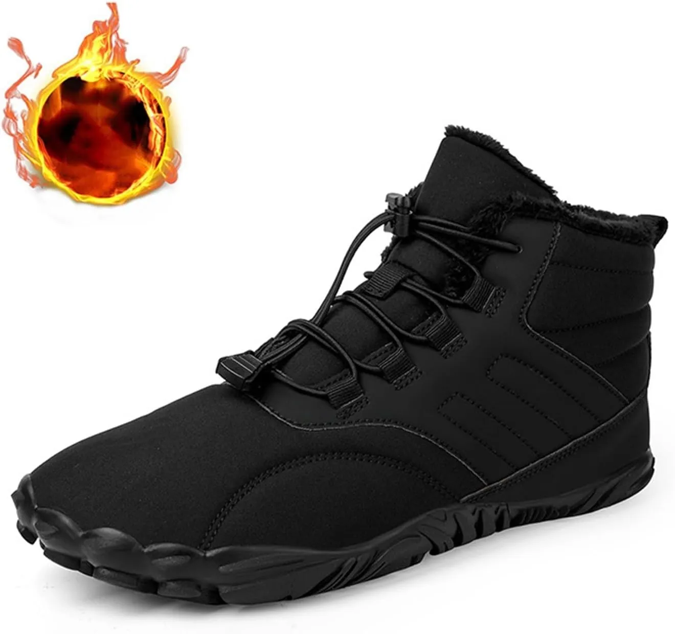 Men's Work Boots Non Steel Toe Hiking Sneakers Boot with Comfort Safety Toe Shoes for Women Nonslip Slip On Platform Shoes Lightweight Comfortable Hike Grounded Footwear