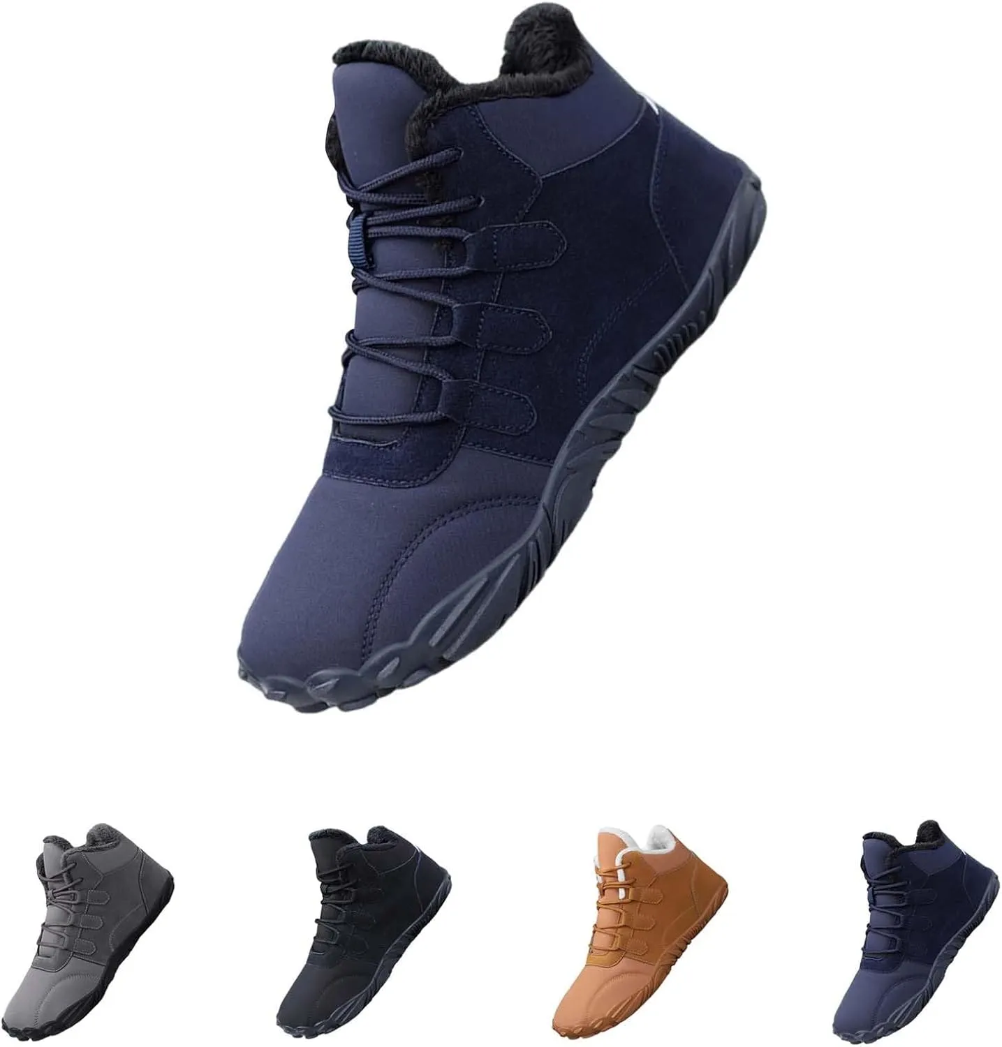 Men's Work Boots Wide Width Hiking Sneakers Shoes Warm Women Working Shoes Nonslip Winter Outdoor Botas Waterproof Non Slip Hike Grounded Footwear