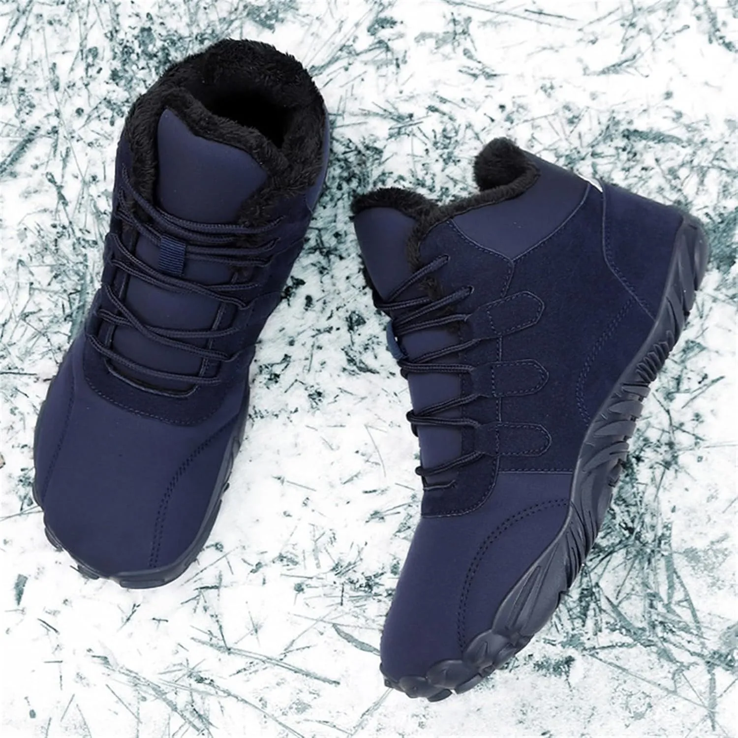 Men's Work Boots Wide Width Hiking Sneakers Shoes Warm Women Working Shoes Nonslip Winter Outdoor Botas Waterproof Non Slip Hike Grounded Footwear