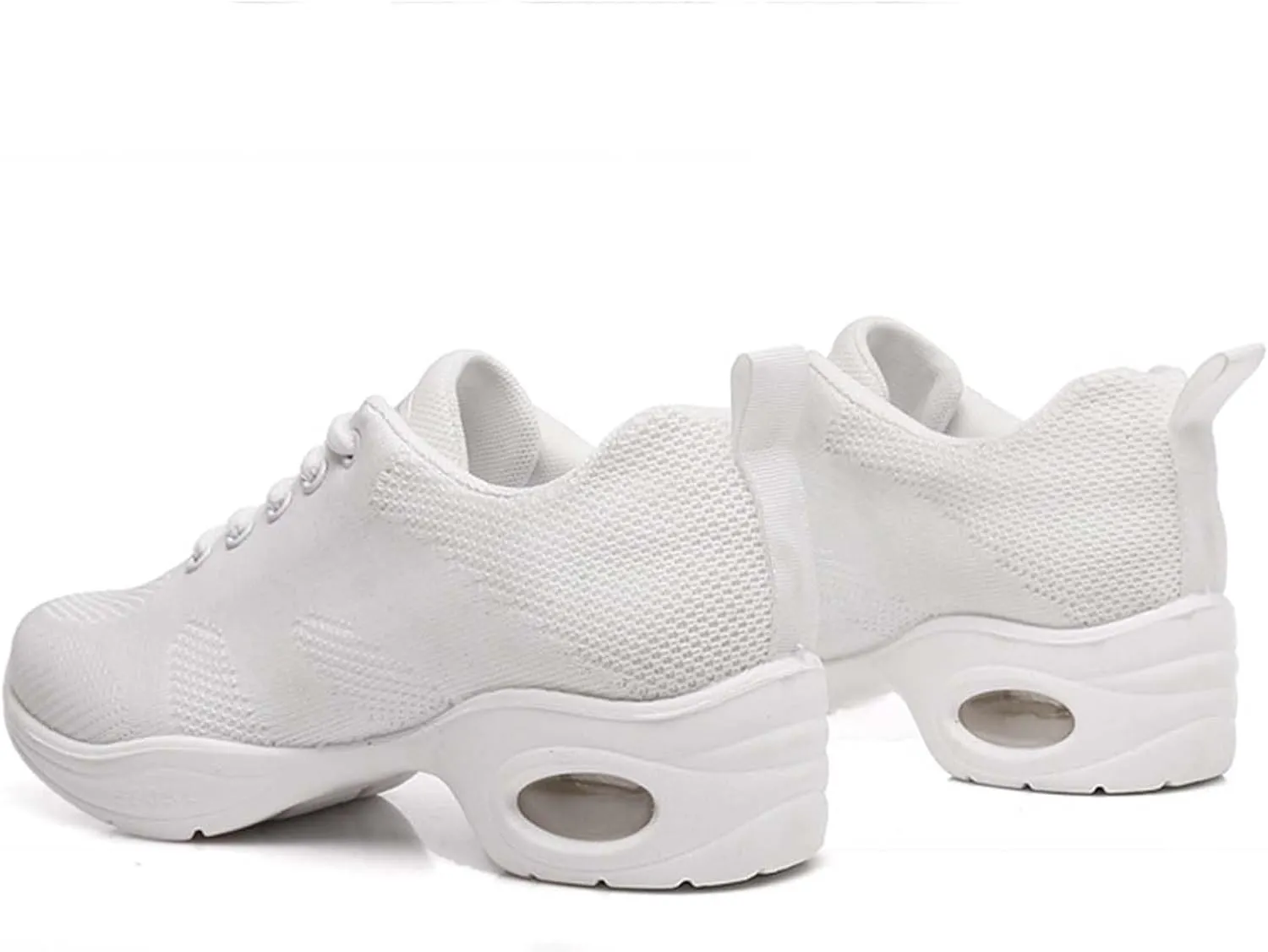 ONAIC Women's Jazz Dance Shoes Lace-Up Sneakers Modern Breathable Dance Shoe Athletic Walking Dance Trainers