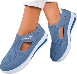 Sandalias para Mujer Elegantes, Womens Platform Sandals Ankle Straps Wedges Sandals Casual Summer Closed Toe Sandals