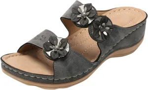Sandals for Women Orthopedic Wedge Sandals Dressy Summer Walking Shoes Arch Support Slippers Walking Shoes2