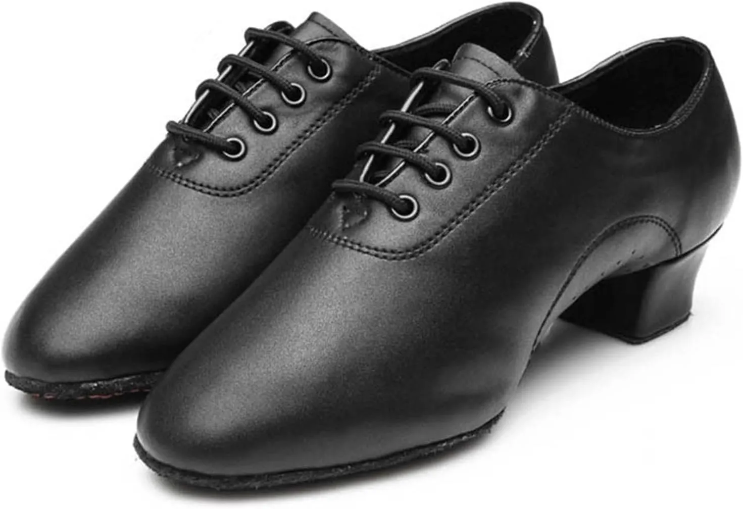 Shoes Boys Modern Dance Shoes Prom Ballroom Latin Dance Shoes Solid Color Lace Up Leather Shoes Toddler Loafers