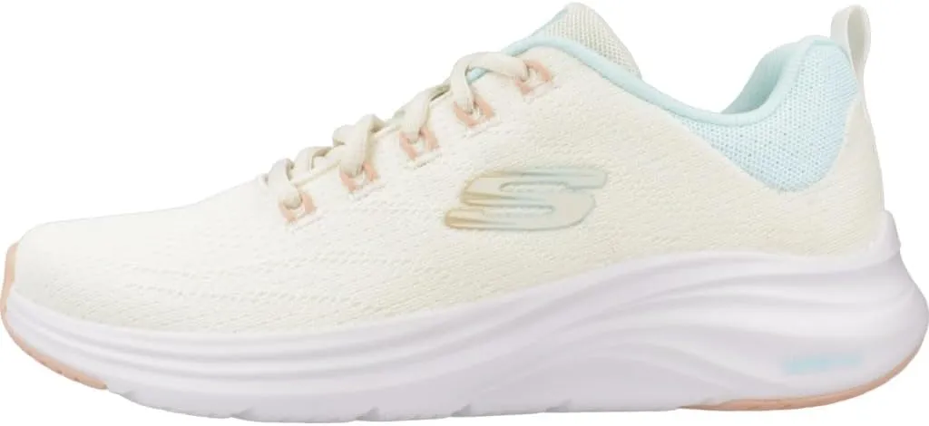 Skechers Vapor Foam Women's Sporty Lace-up Air-Cooled Vegn Trainers (Beige, US 9), Yellow