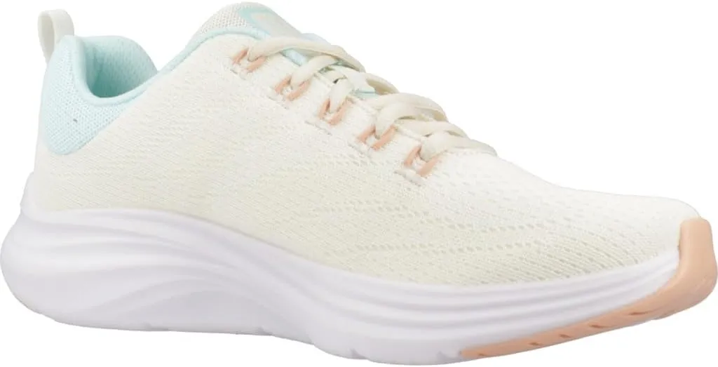 Skechers Vapor Foam Women's Sporty Lace-up Air-Cooled Vegn Trainers (Beige, US 9), Yellow
