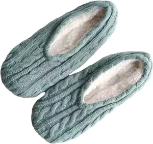 Slipper Socks for Women Indoor Fuzzy Cozy Warm Soft Fluffy Sherpa Socks Non Slip Bottom Furry House Slippers Shoes