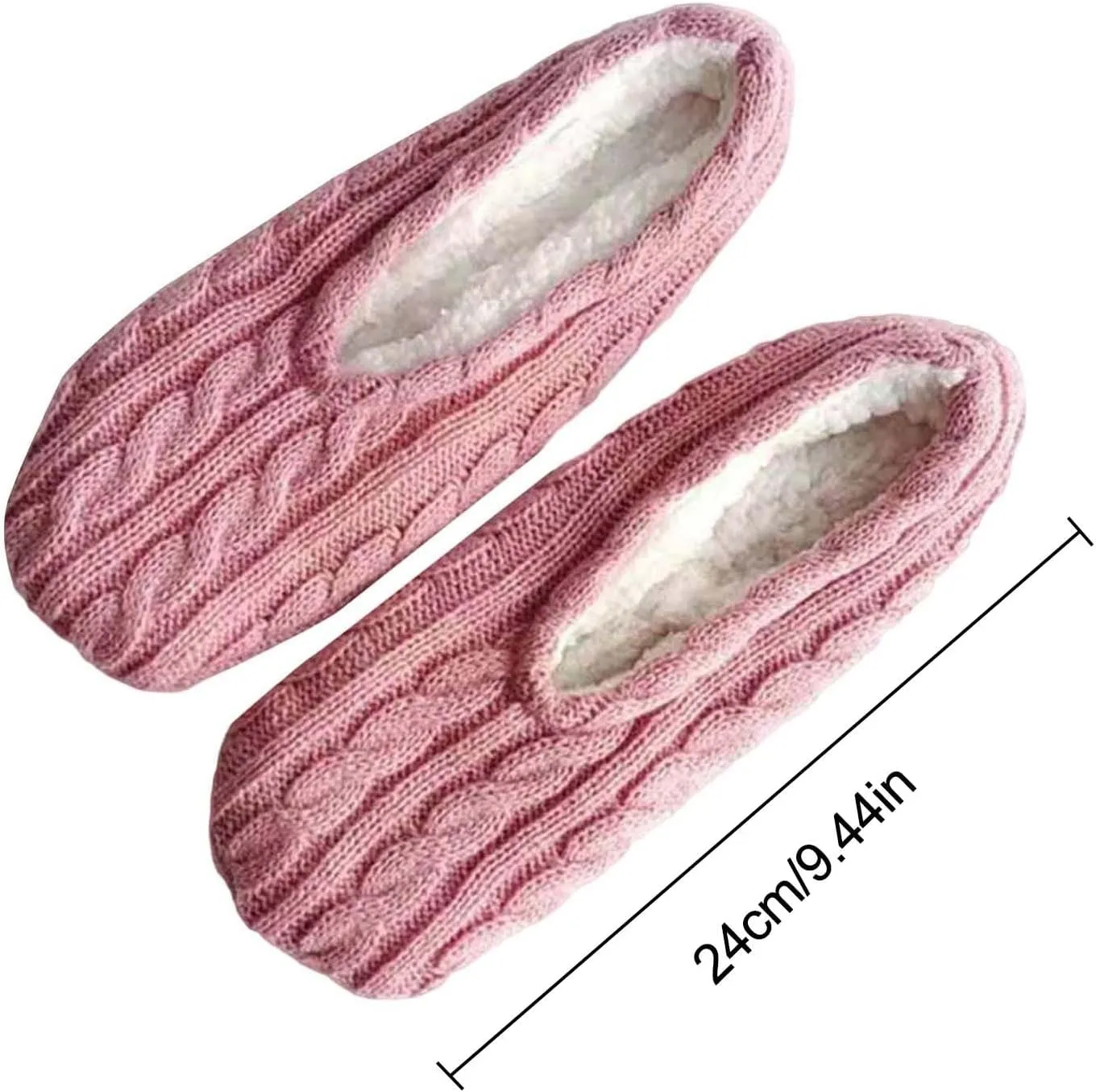 Slipper Socks for Women Indoor Fuzzy Cozy Warm Soft Fluffy Sherpa Socks Non Slip Bottom Furry House Slippers Shoes