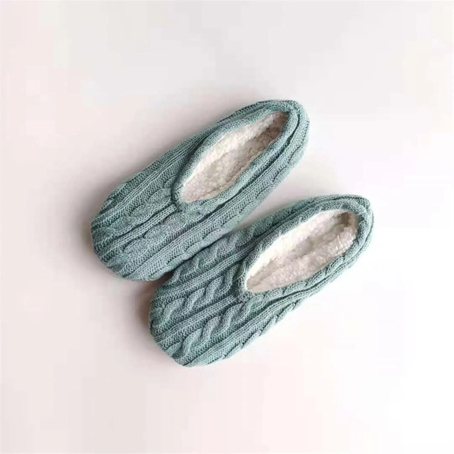 Slipper Socks for Women Indoor Fuzzy Cozy Warm Soft Fluffy Sherpa Socks Non Slip Bottom Furry House Slippers Shoes