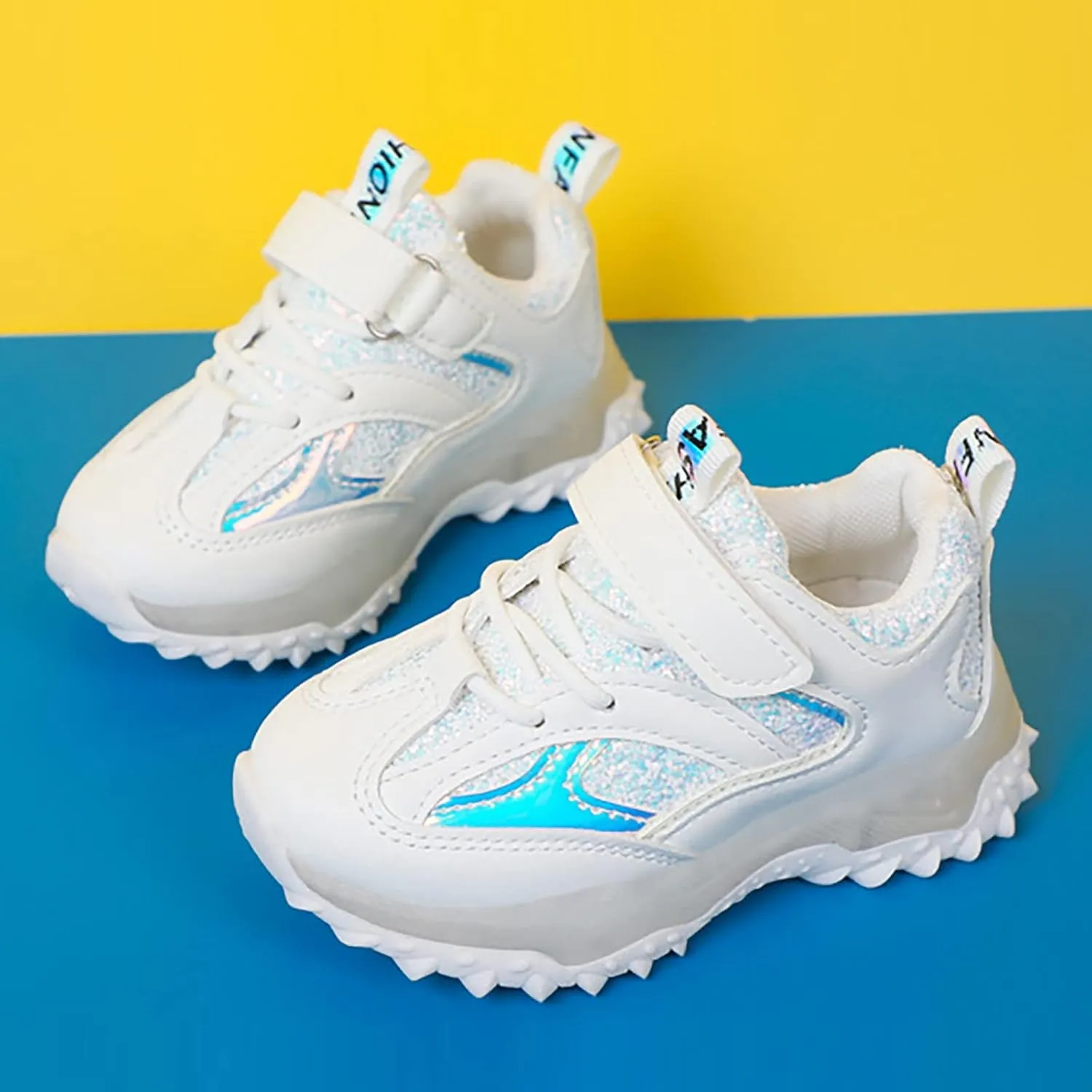 Spring Autumn Non Slip Soft Shoes Sole Baby Toddler LED Flashing Lights Shoes Boys Girls Kids Sports Cute Shoes