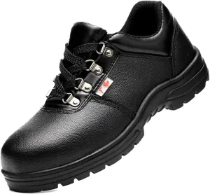 Steel Toe Work Boots for Men, Men's Comfortable Waterproof Non-slip Safety Steel Toe Work Boots, Puncture Proof Construction Shoes, for Welder Industrial, Construction