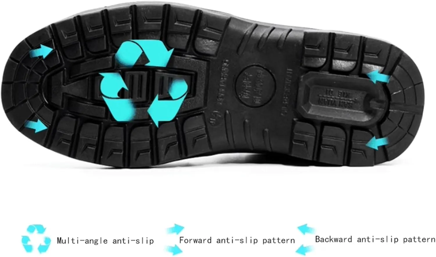 Steel Toe Work Boots for Men, Men's Comfortable Waterproof Non-slip Safety Steel Toe Work Boots, Puncture Proof Construction Shoes, for Welder Industrial, Construction