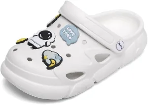 Summer Garden Shoes for Boys and Girls Unisex Pattern EVA Children's Shoes Lining Clog Kid Slippers