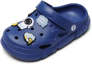 Summer Garden Shoes for Boys and Girls Unisex Pattern EVA Children's Shoes Lining Clog Kid Slippers