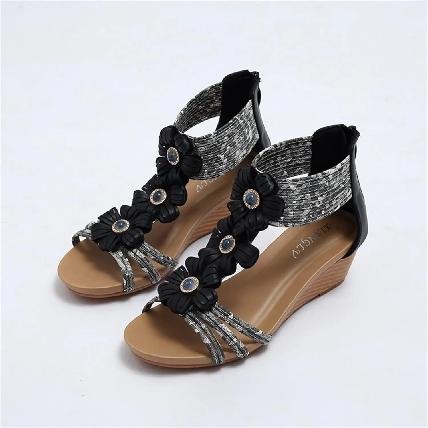 Temperament Flat Sandals for Women Casual Summer Comfortable Walking Shoes Comfortable Walking Flat Sandals