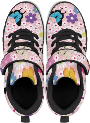 Tennis Shoes for Boys Girls Slip On Strap Athletic Running Shoes Sneaker Wide Barefoot School Sneakers for Children/Big Kids/Toddler US 11-15