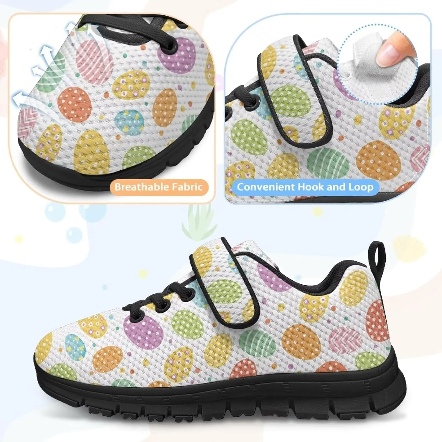 Tennis Shoes for Boys Girls Slip On Strap Athletic Running Shoes Sneaker Wide Barefoot School Sneakers for Children/Big Kids/Toddler US 11-15