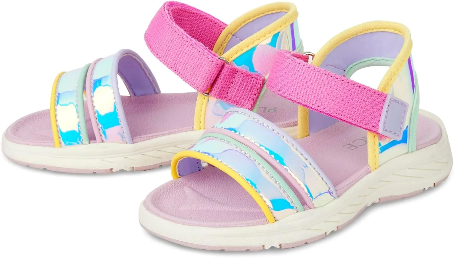 The Children's Place Girl's Baby Toddler Sporty Sandals with Adjustable Straps