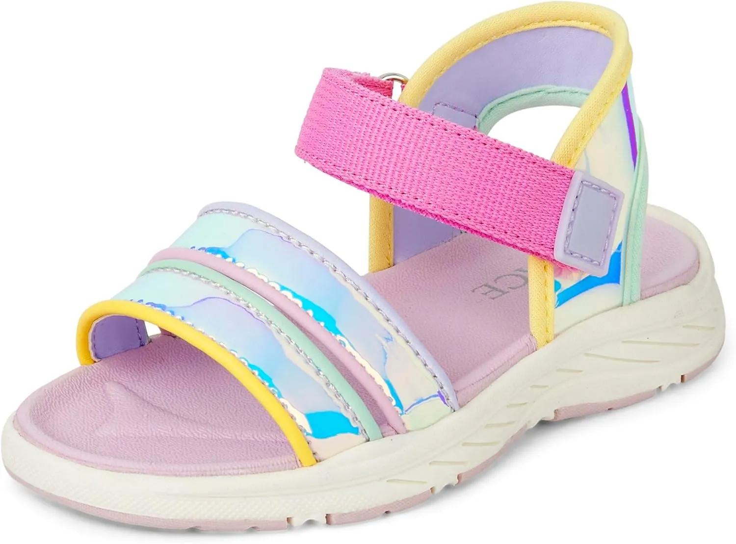 The Children's Place Girl's Baby Toddler Sporty Sandals with Adjustable Straps