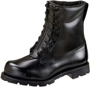 Thorogood 804-6446 Men's Station 8-inch Front Zip Oblique Steel Toe Boot Black 7 M US