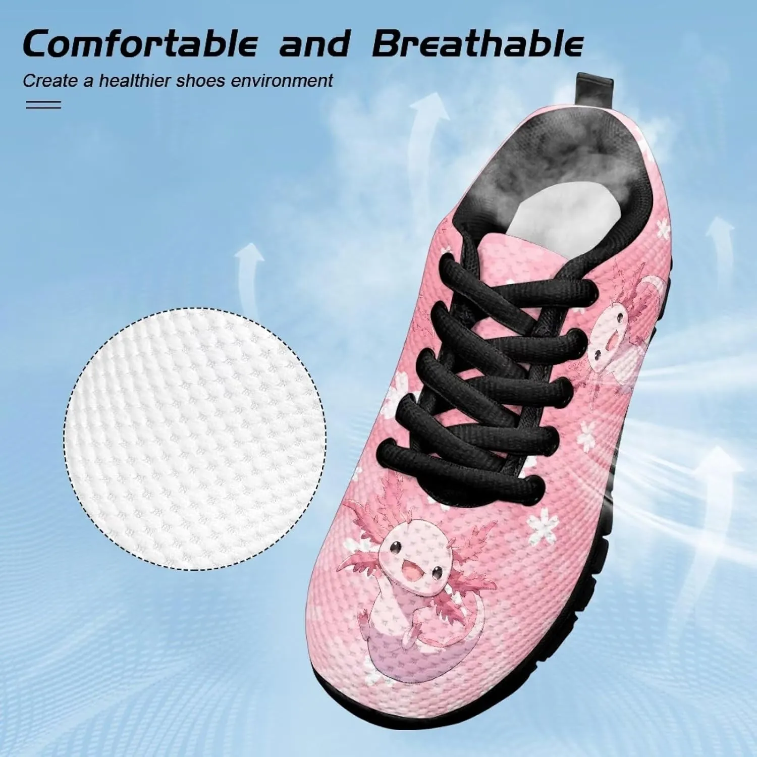 Toddler Kid's Cute Lightweight Running Athletic Shoes Non Slip Casual Walking Shoe Lace-Up Low Top Sneakers Outdoor