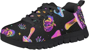 Toddler Kid's Cute Lightweight Running Athletic Shoes Non Slip Casual Walking Shoe Lace-Up Low Top Sneakers Outdoor