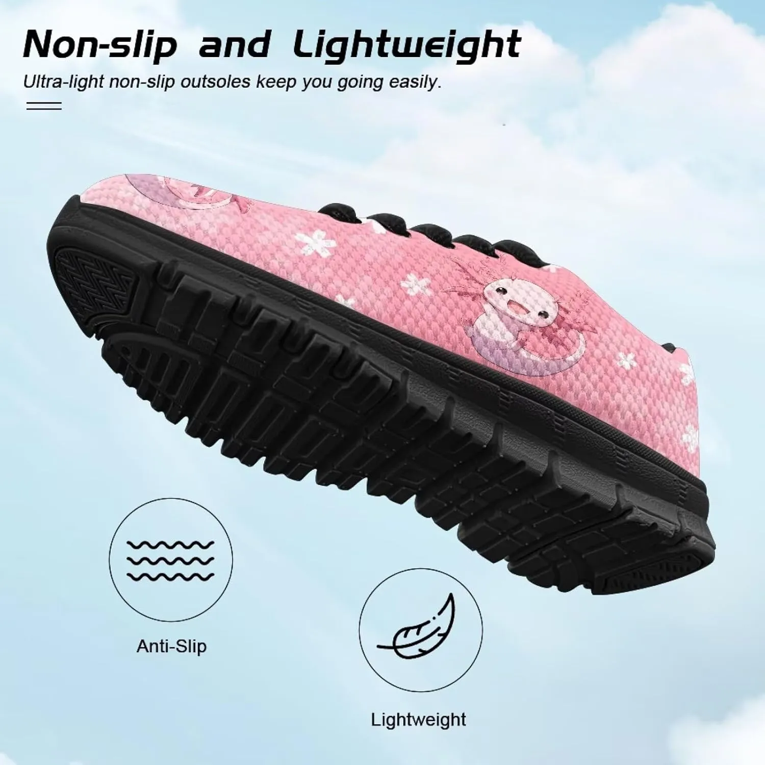 Toddler Kid's Cute Lightweight Running Athletic Shoes Non Slip Casual Walking Shoe Lace-Up Low Top Sneakers Outdoor