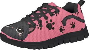 Toddler Kid's Cute Lightweight Running Athletic Shoes Non Slip Casual Walking Shoe Lace-Up Low Top Sneakers Outdoor