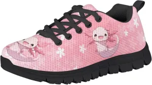 Toddler Kid's Cute Lightweight Running Athletic Shoes Non Slip Casual Walking Shoe Lace-Up Low Top Sneakers Outdoor