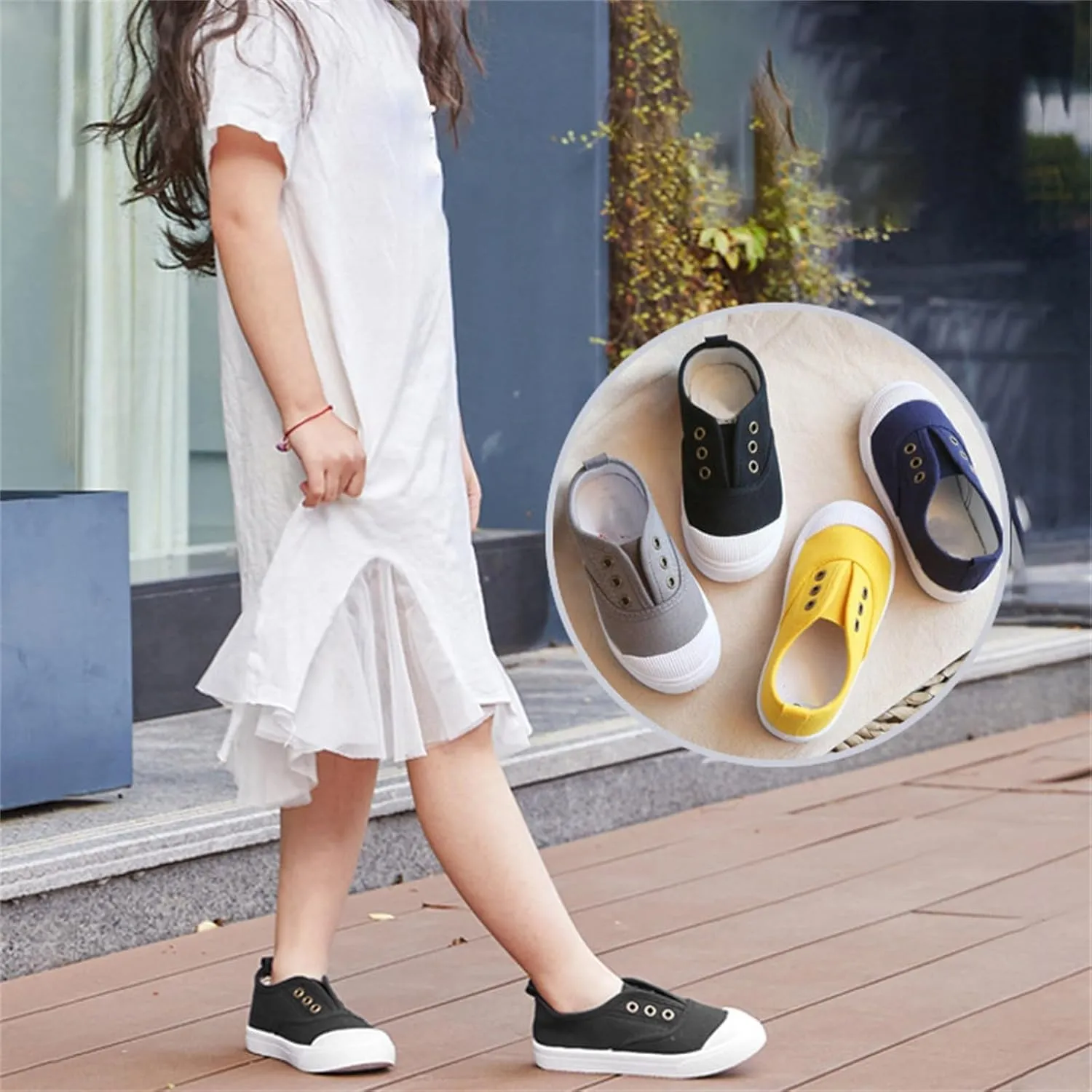Toddler Shoes Children's Canvas Shoes Breathable Boys' and Girls' Shoes Indoor Children's Shoes Rubber Sole Shoes