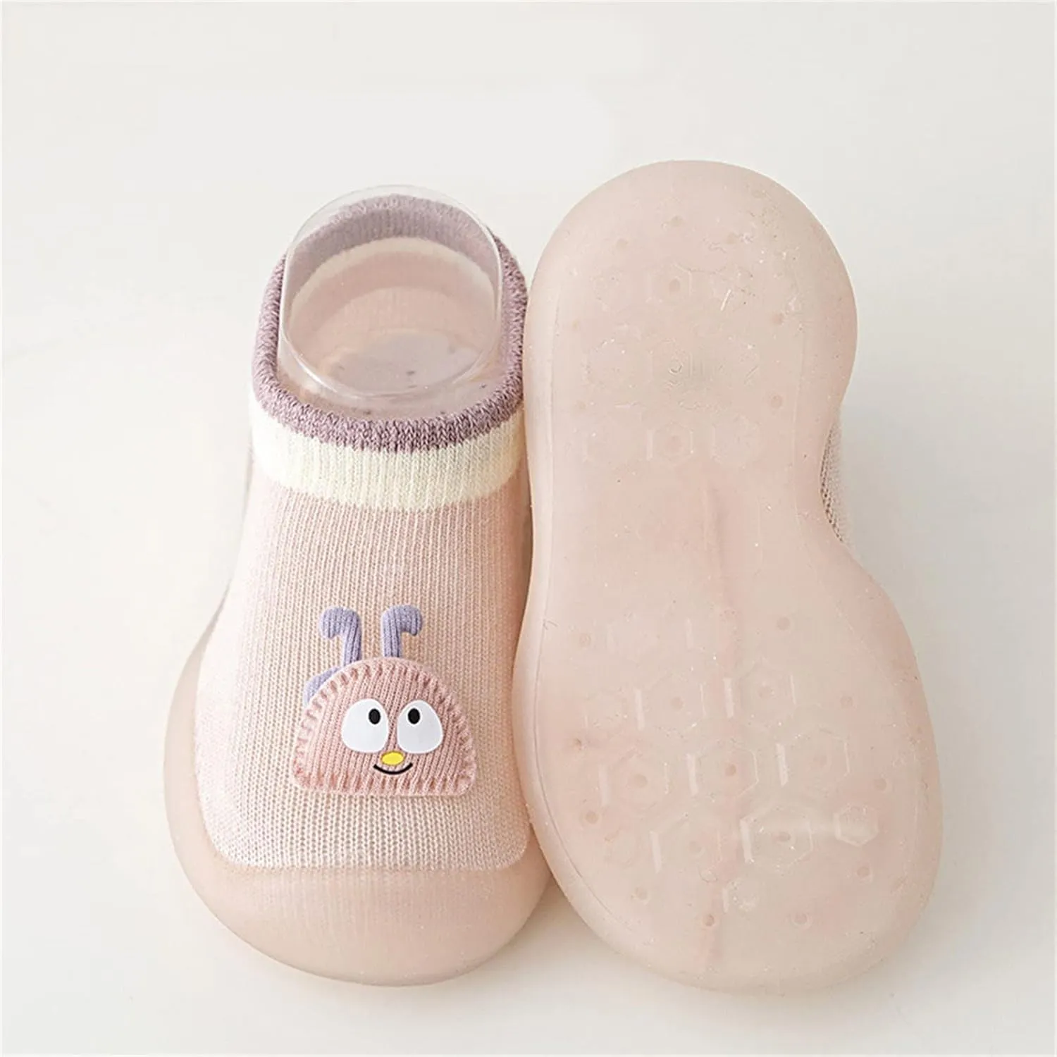 Toddler Sock Shoes Toddler Kids Infant Newborn Baby Boys Girls Shoes First Walkers Striped Plaid Antislip Sock Shoes B