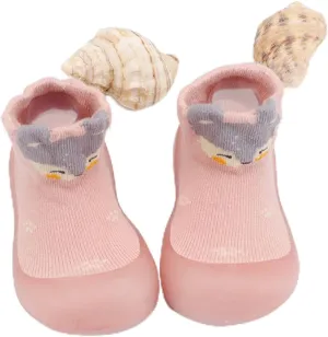 Toddler Sock Shoes Toddler Kids Infant Newborn Baby Boys Girls Shoes First Walkers Striped Plaid Antislip Sock Shoes B