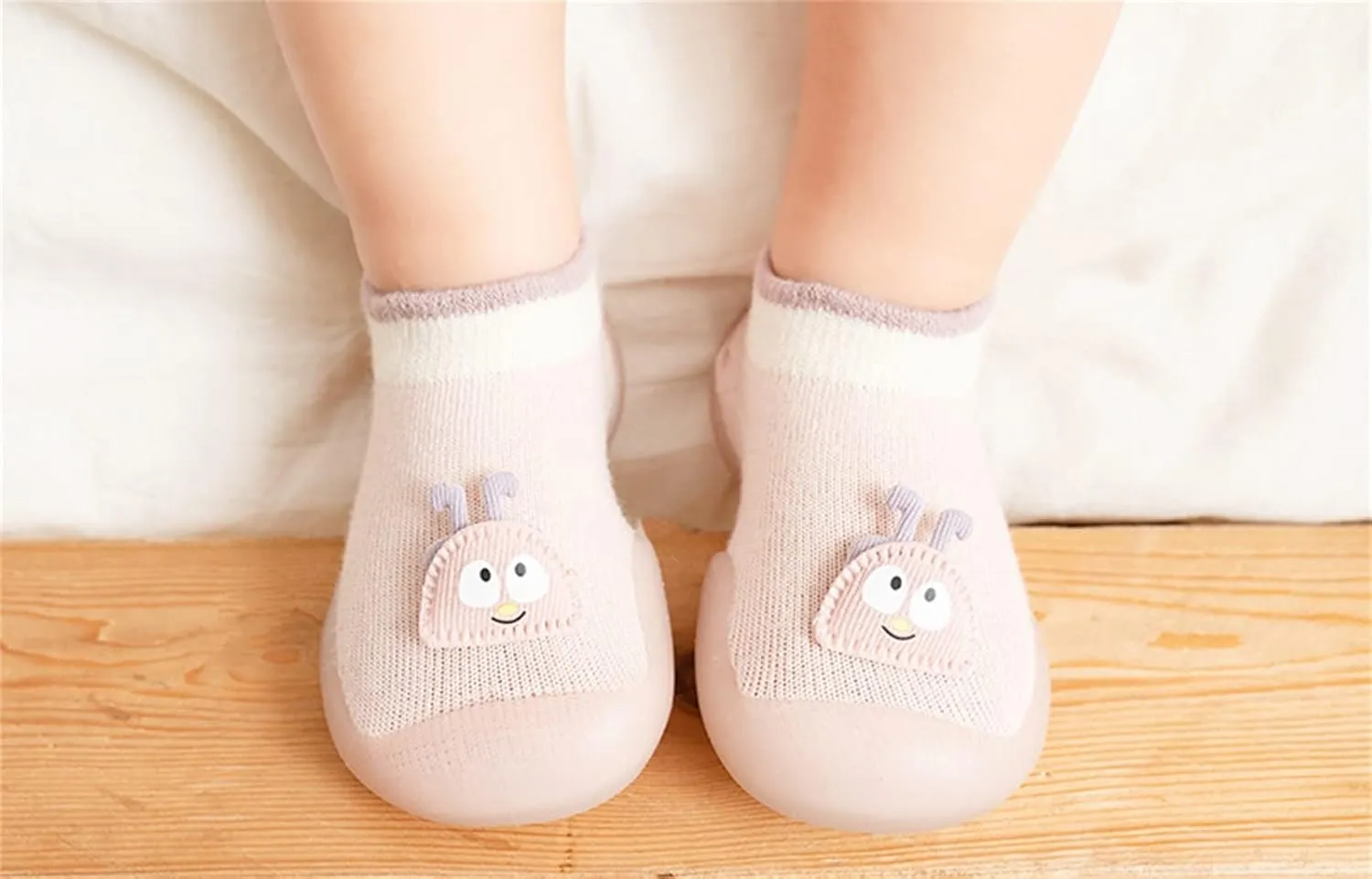 Toddler Sock Shoes Toddler Kids Infant Newborn Baby Boys Girls Shoes First Walkers Striped Plaid Antislip Sock Shoes B