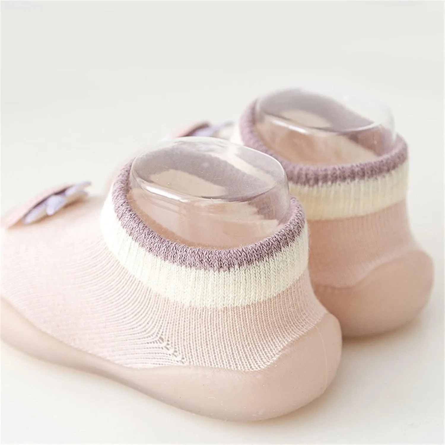 Toddler Sock Shoes Toddler Kids Infant Newborn Baby Boys Girls Shoes First Walkers Striped Plaid Antislip Sock Shoes B