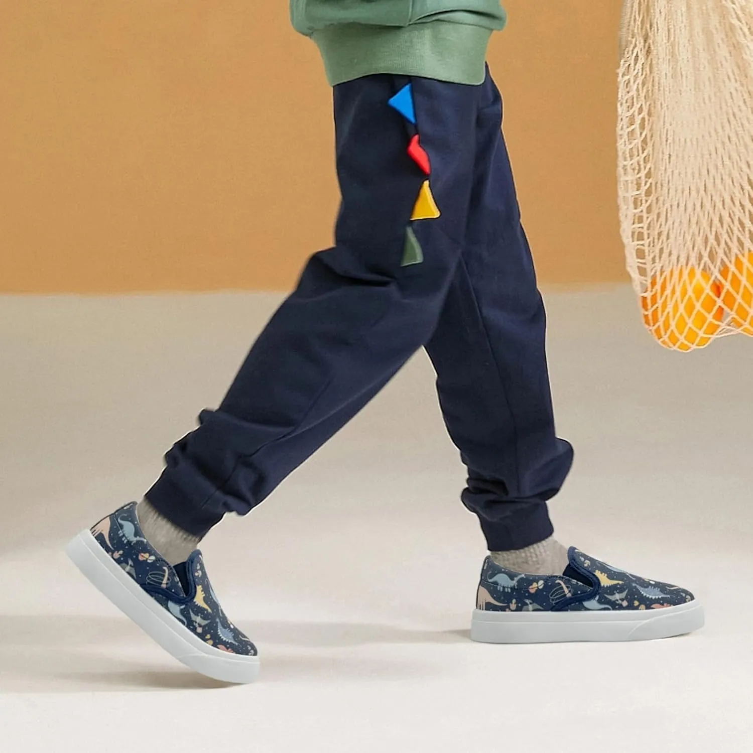 Unisex Canvas Sneakers Comfortable Breathable Casual Toddler Shoes Non-Slip Toddler Girl Sneakers
